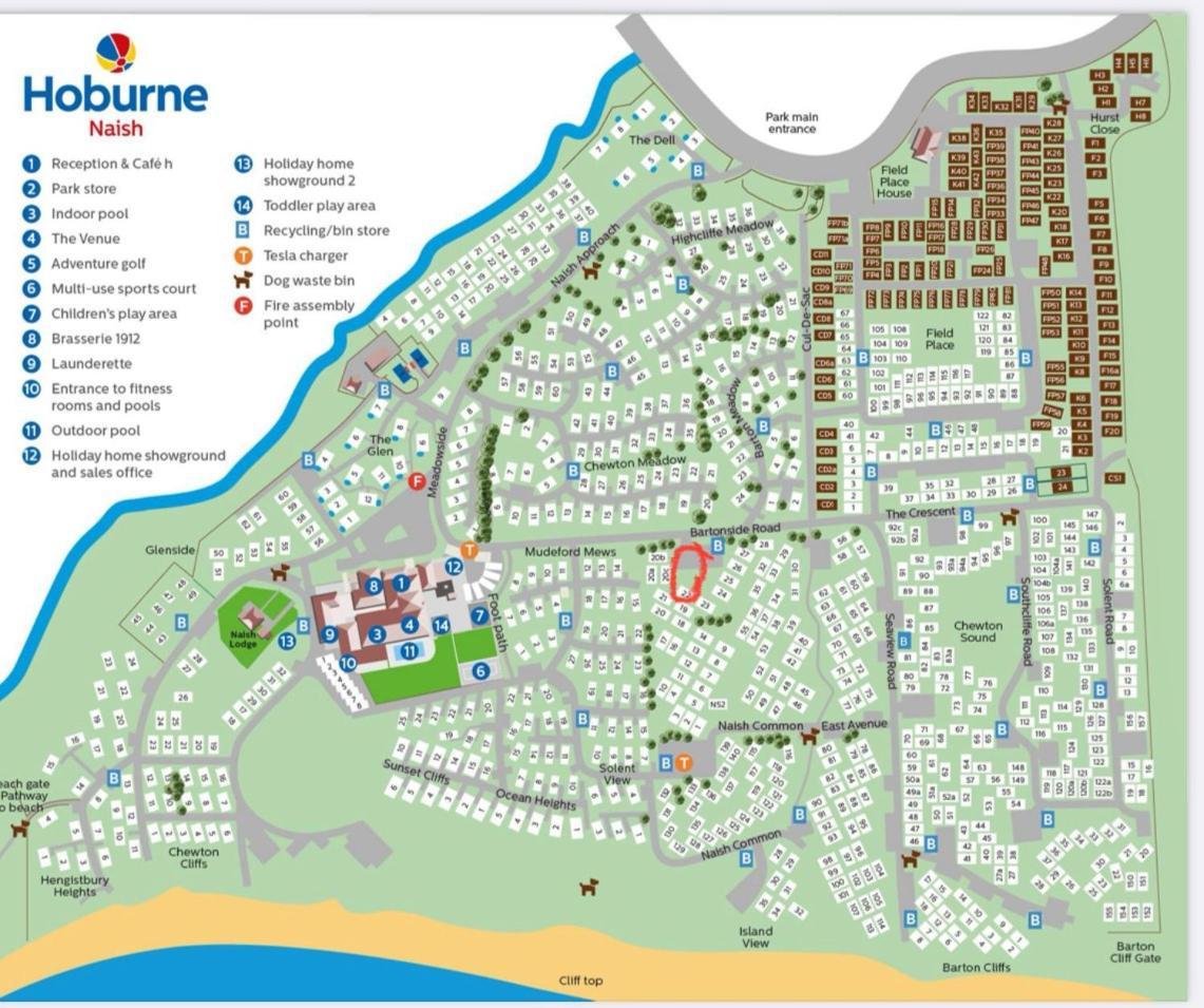 Hotel Bertie-By-The-Sea At Hoburne Naish Highcliffe Exterior foto